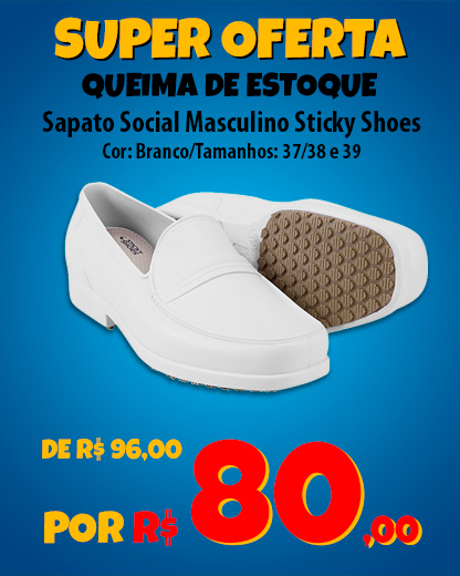 Sapato Social Masculino Sticky Shoes Oferta