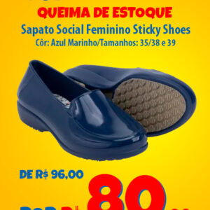 Sapato Social Feminino Sticky Shoes Oferta