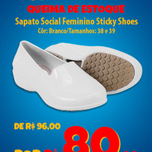 Sapato Social Feminino Sticky Shoes Oferta
