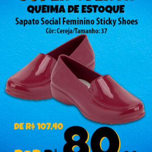 Sapato Social Feminino Sticky Shoes Oferta