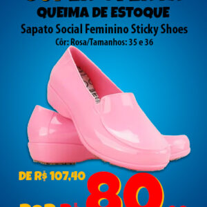 Sapato Social Feminino Sticky Shoes Oferta