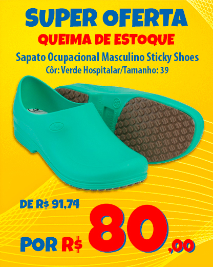 Sapato Tradicional Masculino Sticky Shoes Oferta
