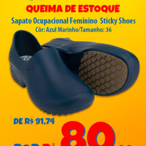 Sapato Tradicional Feminino Sticky Shoes Oferta